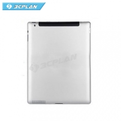 (Oi)For Apple iPad 2 3G Wifi Version Silver Aluminum Battery Back Cover Door Housing
