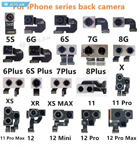 For iPhone 6 6G i6 6P 6 plus 7 7G 8 8G X XS Max XR 11 11pro max Main Camera Flex cable + Camera Plastick Holder ( Back Camera or Big Camera Flex cable