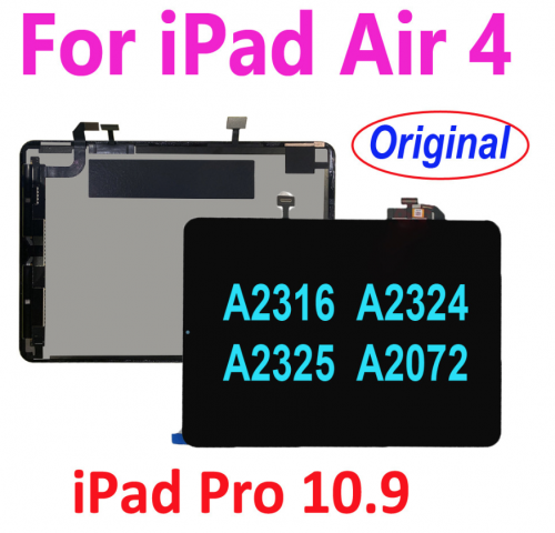 LCD For iPad Air 4 Air4 2020 A2316 A2324 A2325 A2072 LCD Display Touch Screen Digitizer Assembly for iPad Pro 10.9 LCD